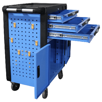 SCRATCH AND DENT - 32” 3 Drawer Mobile Tool Chest Cabinet With Double Doors - FINAL SALE - view 8