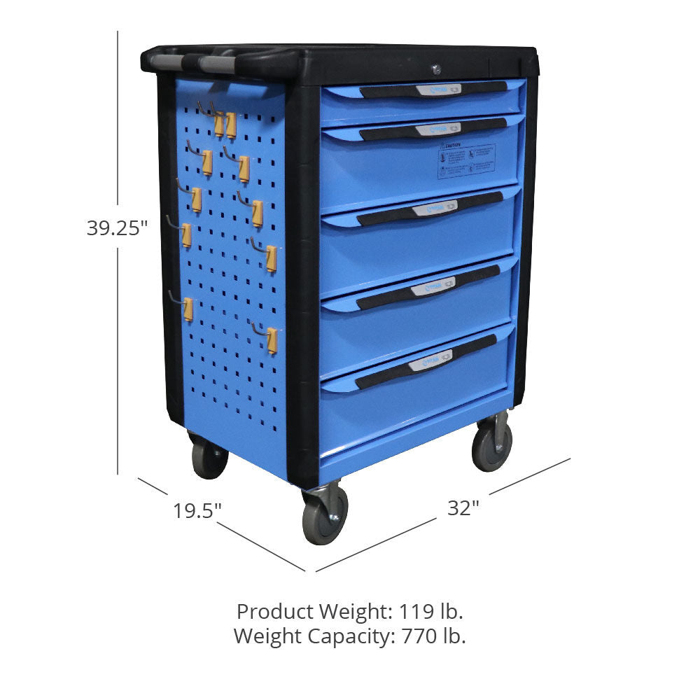 SCRATCH AND DENT - 32” 5 Drawer Mobile HD Tool Chest Cabinet - FINAL SALE - view 2