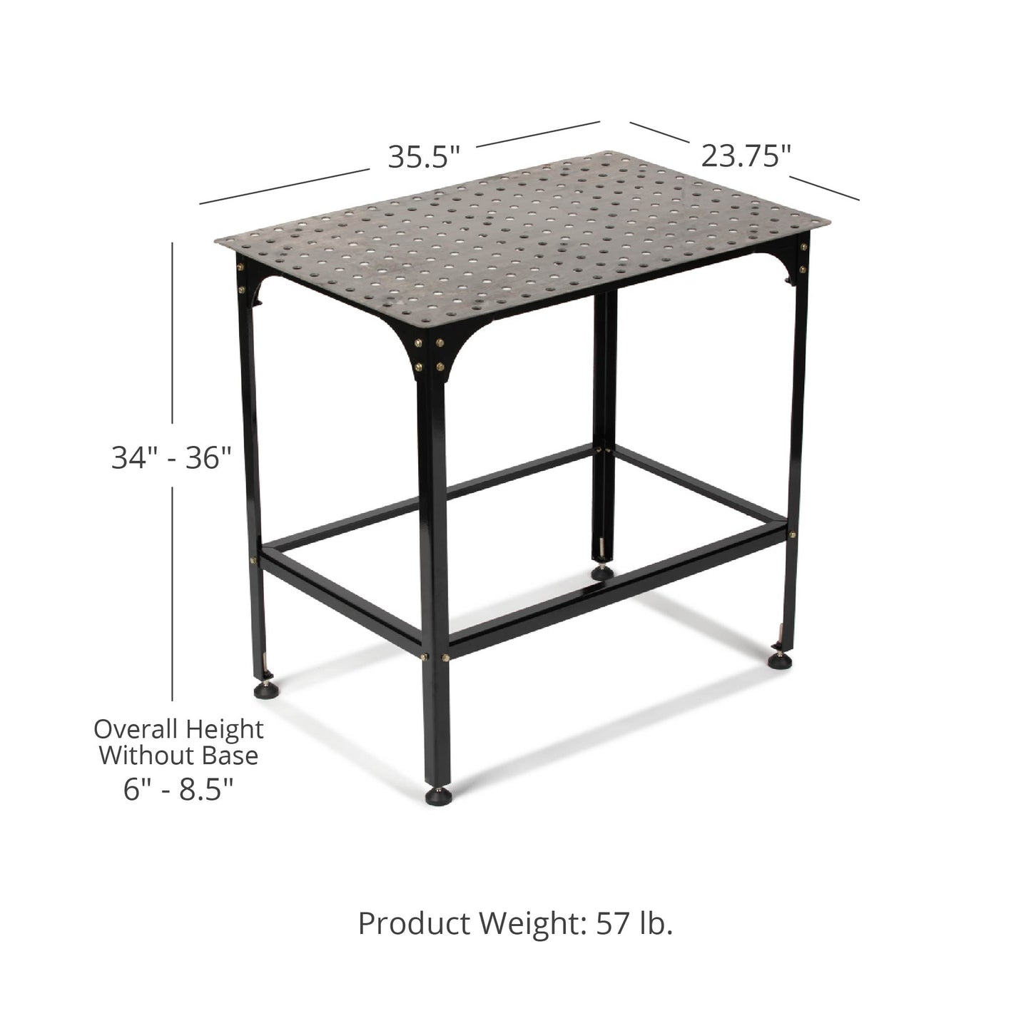 36" Adjustable Welding Table - view 10