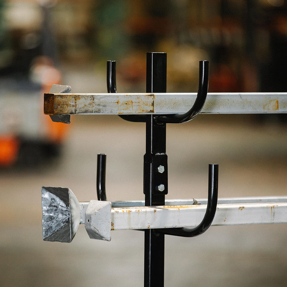 Mobile Industrial Conduit and Pipe Rack Cart | Titan Attachments