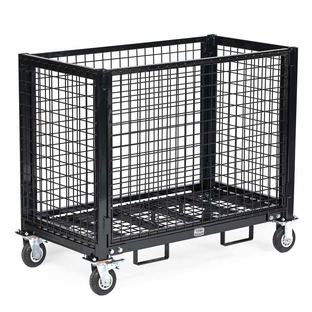 Industrial Wire Crate Cart - view 1