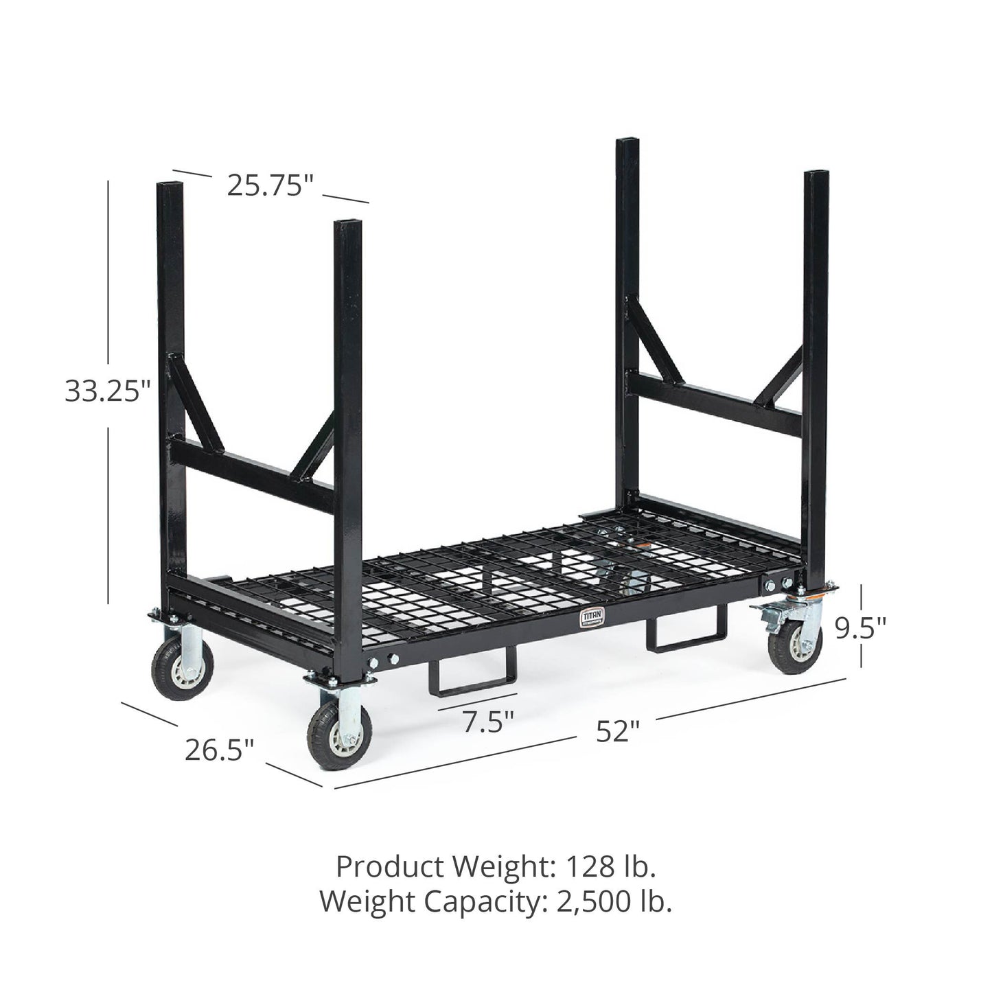 Mobile Industrial Bar Cradle Cart - view 7