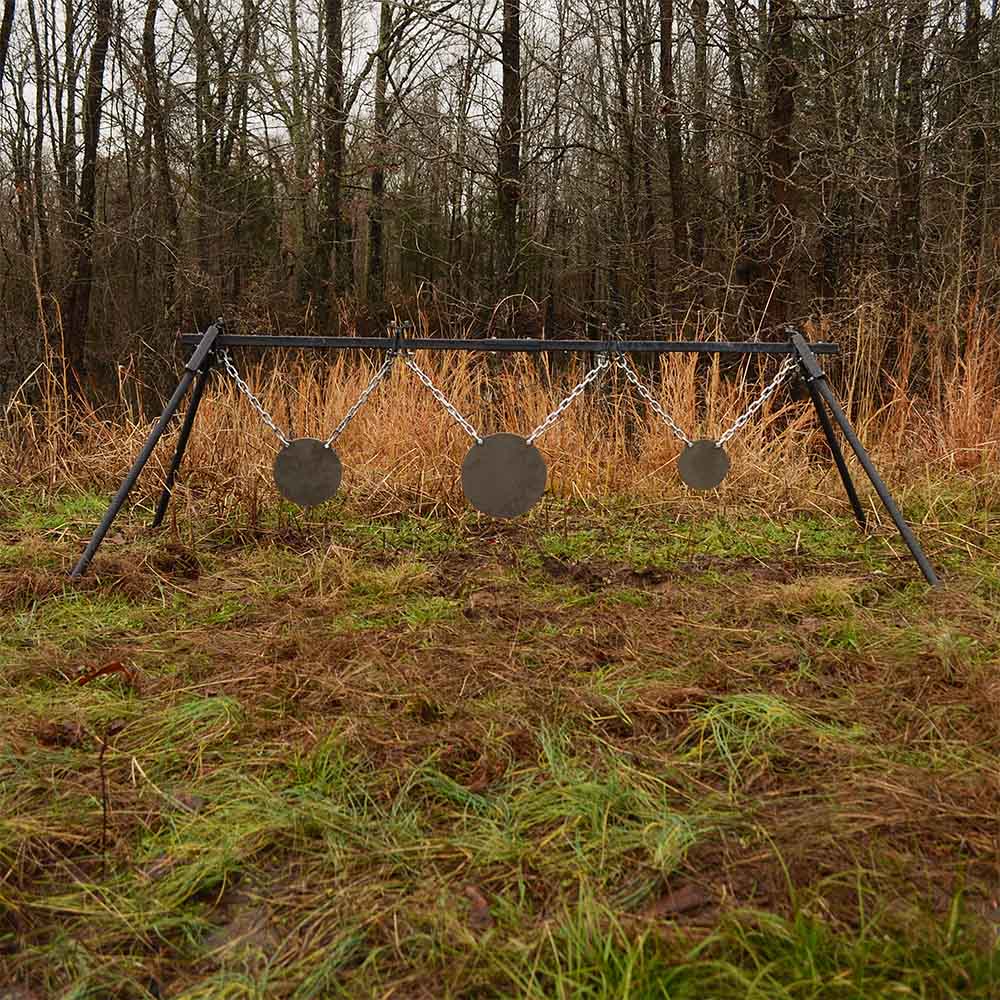 2 Sets of 3/8" AR500 Steel Gong Shooting Targets - view 2