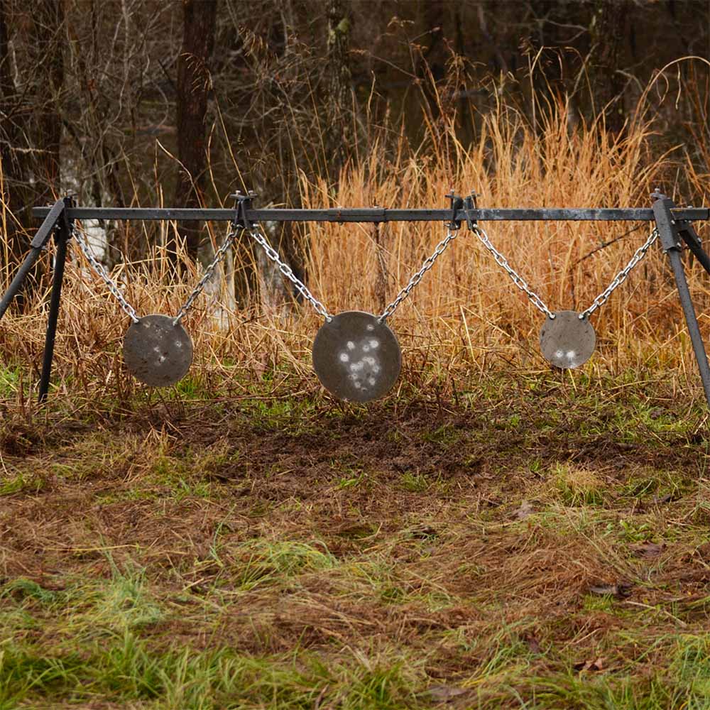 2 Sets of 3/8" AR500 Steel Gong Shooting Targets - view 4