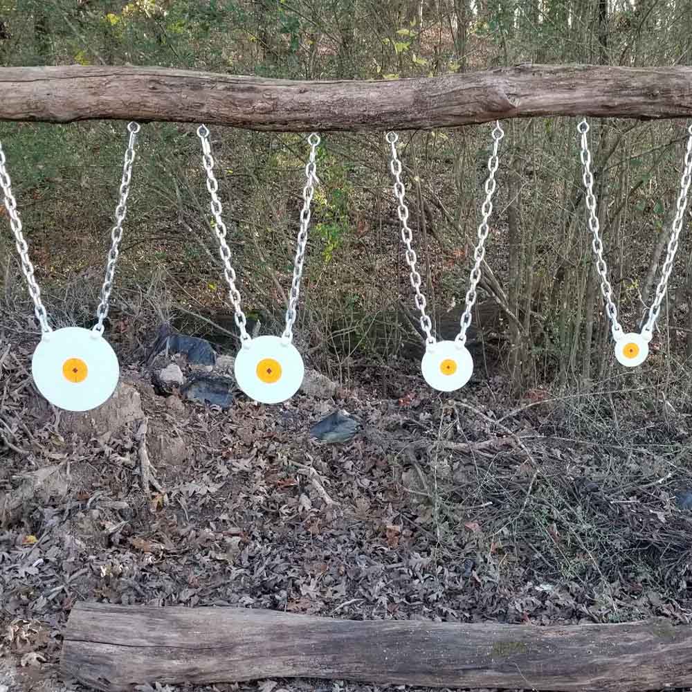 Set of 5 3/8" AR500 Steel Gong Shooting Targets