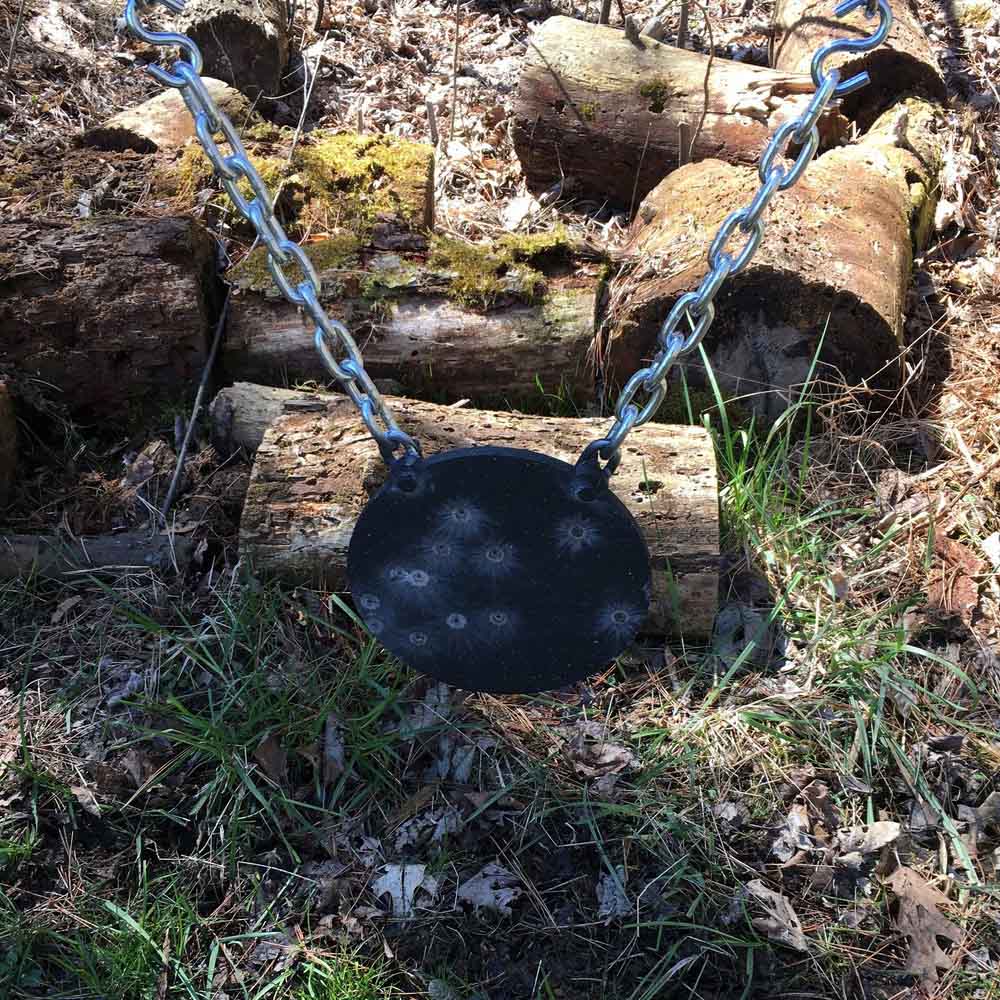 Set of 5 3/8" AR500 Steel Gong Shooting Targets - view 5