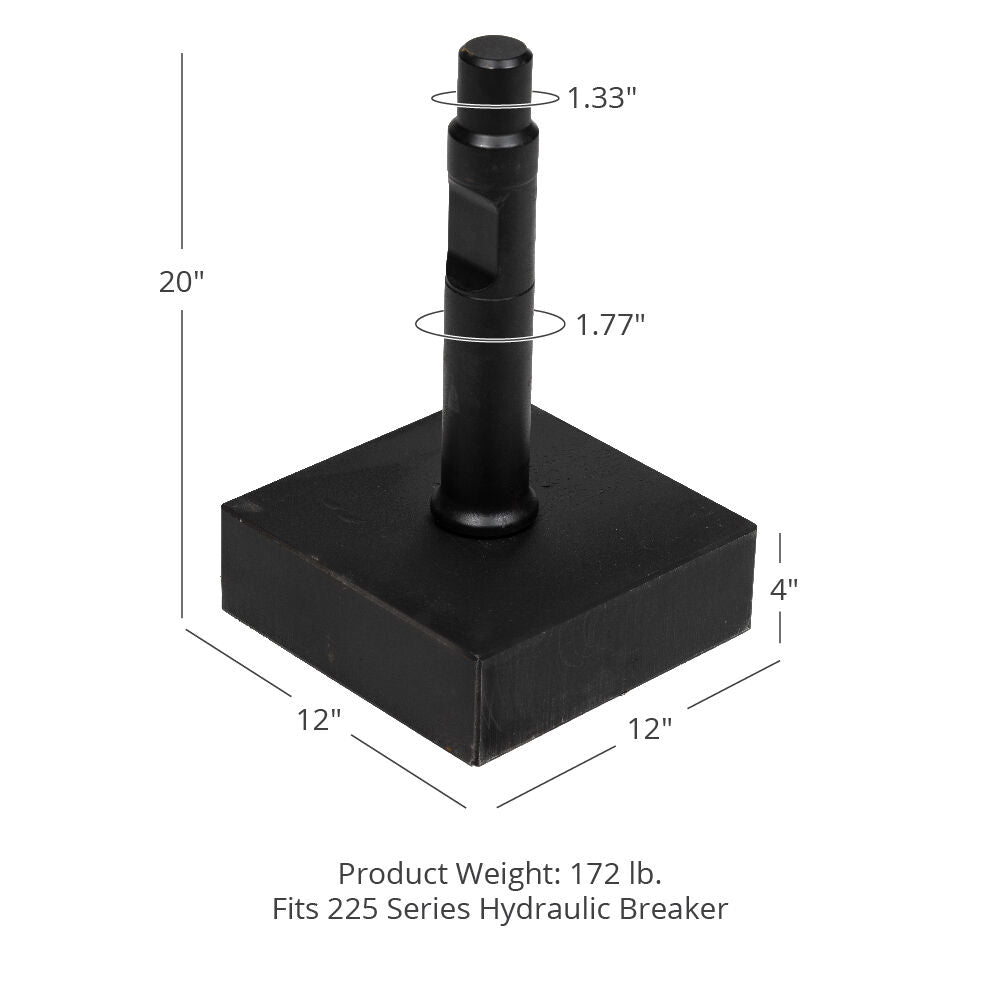 225 Series Hydraulic Breaker Tamping Pad Tool - view 3