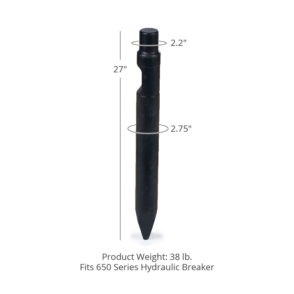 650 Series Hydraulic Breaker Moil Point Tool - view 3