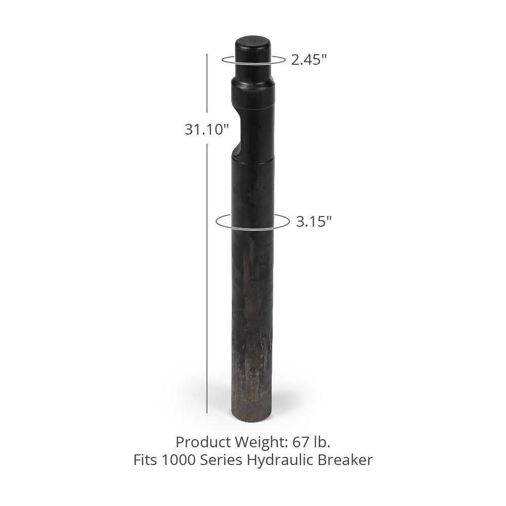 1000 Series Hydraulic Breaker Blunt Tool - view 3