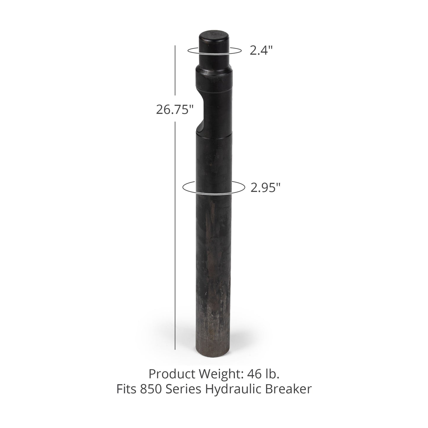 850 Series Hydraulic Breaker Blunt Tool - view 3