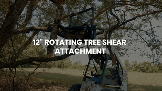 12" Rotating Tree Shear Attachment