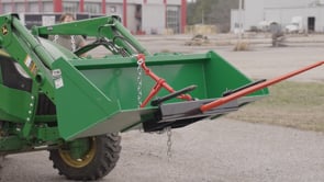Universal Hay Bale Spear Bucket Attachment | Frame + 43" Spear