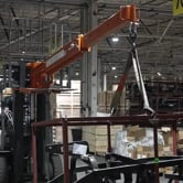 Fork-Mounted Adjustable Hoist Pivoting Jib Boom Crane | Jib Only