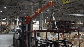 Fork-Mounted Adjustable Hoist Pivoting Jib Boom Crane | Jib Only
