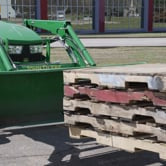 43" Light-Duty Clamp-On Pallet Forks | With Stabilizer Bar
