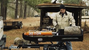 30 Ton Horizontal/Vertical Tow-Behind Log Splitter - Video