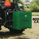 3 Point Ballast Box Fits Category 1 Tractors | Green