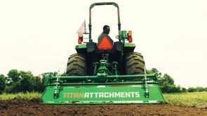 3 Point Rotary Tiller | Green / 60"