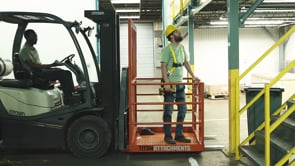 Forklift Platform Safety Cage 45" x 43"