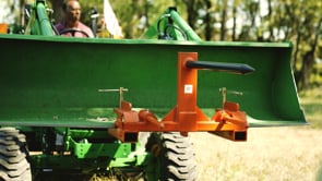 Clamp-On 36" Hay Bale Spear Frame Attachment