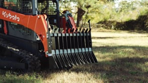 Standard Series Skid Steer Root Debris Rake | 84"