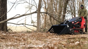 Mini Skid Steer Skeleton Rock Bucket With Teeth