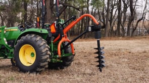 Pro Series 3 Point Post Hole Digger | PHD + 6" Auger