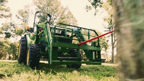 Pro Series Pallet Fork Frame Attachment, Fits John Deere Tractors | Frame + 36" Blades