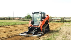 Skid Steer Land Plane with Hydraulic Shanks | 72" / Yes