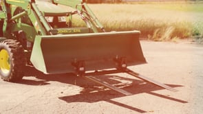 Heavy-Duty Clamp-On Pallet Forks | Pair (With Stabilizer Bar)