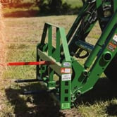 Standard Series Hay Frame, Fits John Deere Hook and Pin | 43" Main Spear + 17.5" Stabilizers