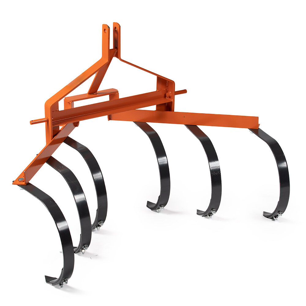 3PT Cultivator w/ 6 Spring Steel Shanks | Quick Hitch Compatible